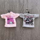 マイメロディ&クロミ　Tシャツキーホルダー