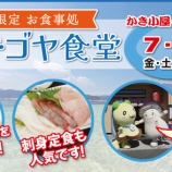 『カキゴヤ食堂の営業日のお知らせ🦪』の画像