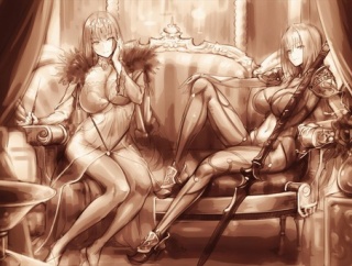 【FGO】スカサハ師匠＆スカディ様イラスト！！　どっちも最高すぎる////////