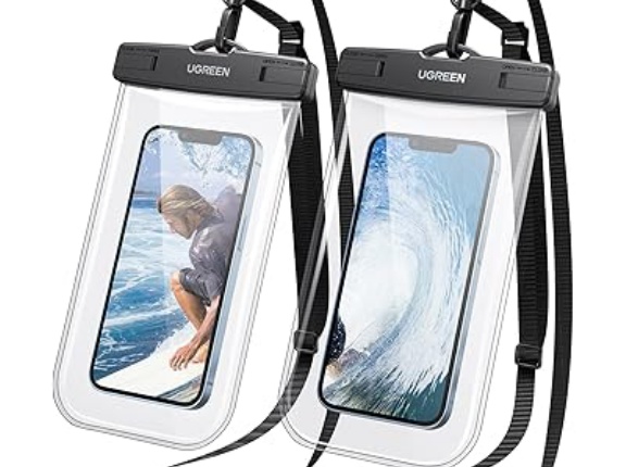 【実質508円】UGREEN スマホ 防水ケース 2枚セット 15566がクーポン特価。さらに31％ポイント還元