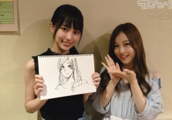 【驚愕】似過ぎ！？ 賀喜遥香ちゃんの描いた星野みなみちゃんの似顔絵がコレ！！！