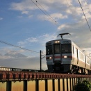 8月16日　今朝は身延線上り1番電車と川鵜