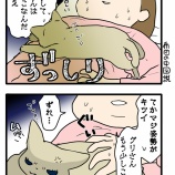 夜中、猫と寝た結果こうなった話