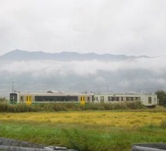 今朝の只見線　キハ110系・キハE120系