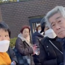 自衛隊の降下訓練を妨害するために習志野駐屯地に押しかけた社民党を追い払いました！