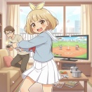 【悲報】GW中の旦那のテレワークでストレス爆発、Wiiの野球で夕食賭けて対決www