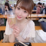 『[イコラブ] 大谷映美里「(サムサム木村美咲さんと)肉フェス行ってきました、フルーツビール飲んじゃった〜」【みりにゃ】』の画像