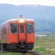 今日の只見線　朱色のキハ110系・グリーンラインのキハE120系