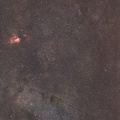 (180mm) The Eagle Nebula,The Omega Nebura,The Small Sagittarius Star Cloud In Summer Milkyway (M16,M17,M24) New-Processing