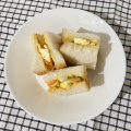 米粉パン久しぶりに焼きました😊 そしてやっぱりたまごサンドに😋