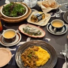 ビーフストロガノフのポレンタの夜ごはん