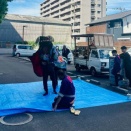 晴れのち本降り。