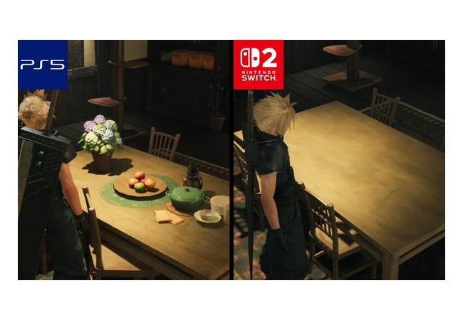 Switch2版FF7リメイク　家の中から物が消えるΣ(ﾟ□ﾟ;)
