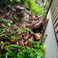 稲荷山の土砂崩れ