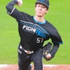 北山亘基 プロ初完封 今季初の３連勝 万波中正、松本剛が援護点プレゼント