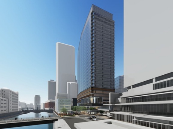 地上26階、高さ134m「日本橋一丁目1・2番地区第一種市街地再開発事業」の既存建物解体状況！日本橋駅直結の再開発（2026.4.11）