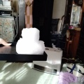 雪が降りました