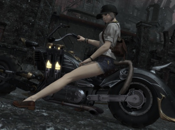 【FF14】とあるFL民「雪だるまマウントで強い奴を見たことがない、ホンモノは無人島バイクに乗ってる」