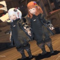 【FF14】工芸「フェン・イル」　グリダニア：旧市街 相方ホロと2B衣装でお揃いコーデ【FFXIV】