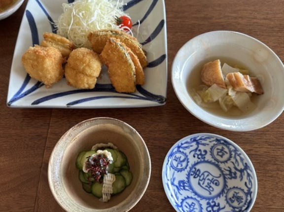 鱧とかぼちゃのフライ