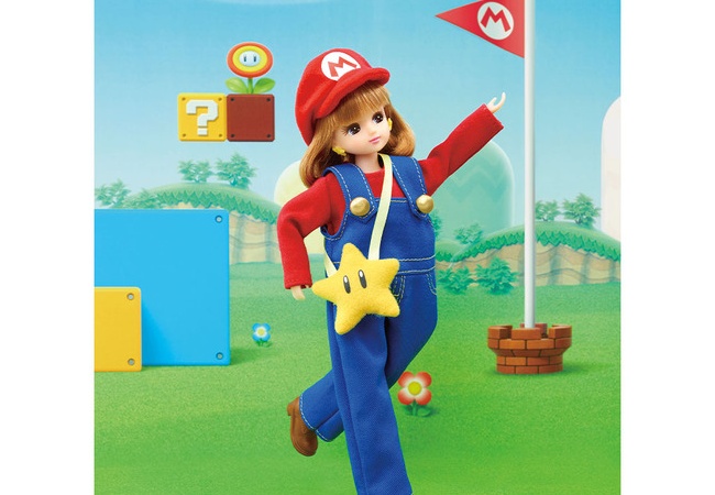 マリオ、リカちゃんとコラボ
