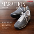シャンブレーの軽やかさを、MARATHONの履き心地で楽しむ。