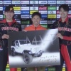 日ハム上沢・清水バッテリーがお立ち台　杉谷社長がプレゼンター＆ドライバー役ｗｗｗｗｗｗ