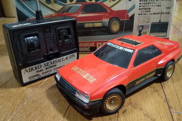 ニッコーセミデラコン　スカイラインRSターボ ニッコー セミデラコン スカイラインRSターボ 1/20 赤ラジコン-C