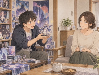 アニオタの弟がやっと嫁をもらった 見た目がしっかりした感じの人