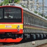 『205系埼京線ハエ32/15編成全検出場、試運転実施(7月7日)』の画像