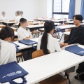 中学生を迎え、大学体験プログラムを実施しました【子ども教育学科】