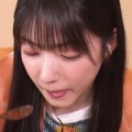 大園玲の舌出し