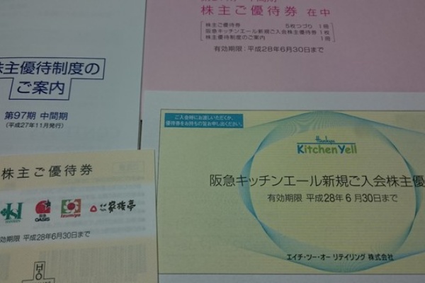 株主優待おデブ日記 H2o