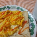 玉子オープンサンド