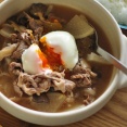 これ1品で大満足！具沢山うま辛ビーフスープとオットと一緒に食べる晩ごはん