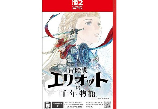 冒険家エリオットの千年物語　Switch2　23674本　PS5　14843本