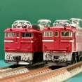 トミックス「ED79-0」とマイクロエース「ED77-901」を並べてみました。