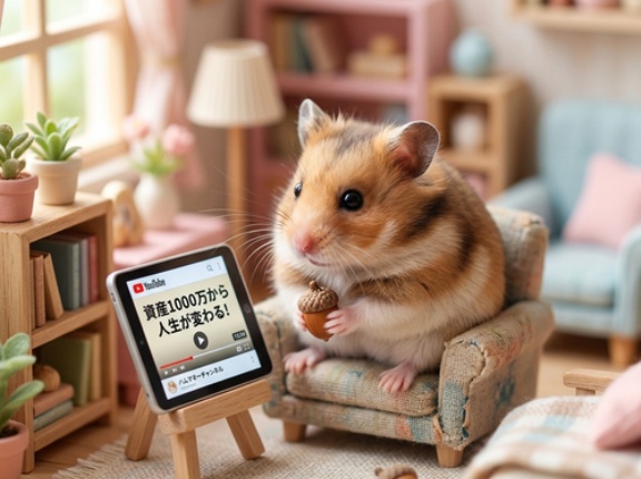 YouTubeで「資産1000万から人生が変わる!」とかいう動画あるけど