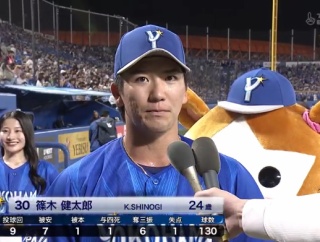 DeNAの6月以降の勝利投手　伊勢　篠木　篠木　東　伊勢　篠木←New!
