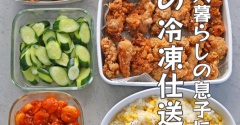 一人暮らしの息子へ送る「夏の冷凍仕送り便」12品