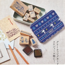 【速報】大人のおしゃれ手帖 2026年 1月号 《特別付録》 SNOOPY [スヌーピー] ニュアンスカラーのインク2色付き缶入りスタンプ10個セット