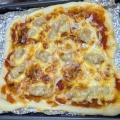 有り物で作るピザ