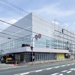 171号線ぞい赤大路町につくってるディスカウントスーパー「オーケー」ができてきてる。9月1日オープン予定