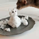 猫だるまちゃんとニャンコ