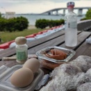 琵琶湖大橋を眺めながら