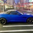 霜まみれのジャガーFタイプ！