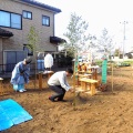 晴々とした天気の中、地鎮祭を行いました♪
