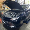 滋賀オートライフハノ　トヨタ「カムリ ハイブリッド」(AXVH70)のイデアルの車高調取付（トゥルーヴァ）※70カムリ