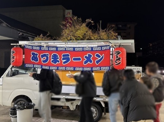 老舗の味が屋台で登場！「あづまラーメン屋台号」（諫早市森山町）