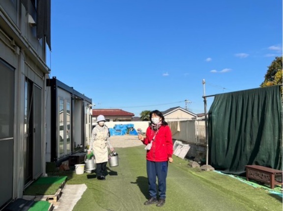 本日も　シェルターブルーの綺麗な青空です。💙🩵💙